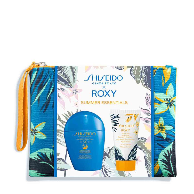 shiseido shiseido x roxy summer essentials set