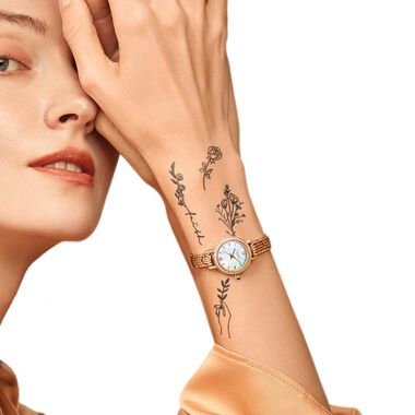 faces مجموعة وشم الزهور