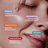 faces باور مجموعة السيرومات الفعالة 5 قطع