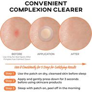 faces لصقات تفتيح البقع الداكنة   الخطوة الثالثة