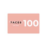 faces gift card 100