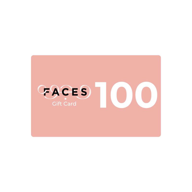 faces faces gift card 100