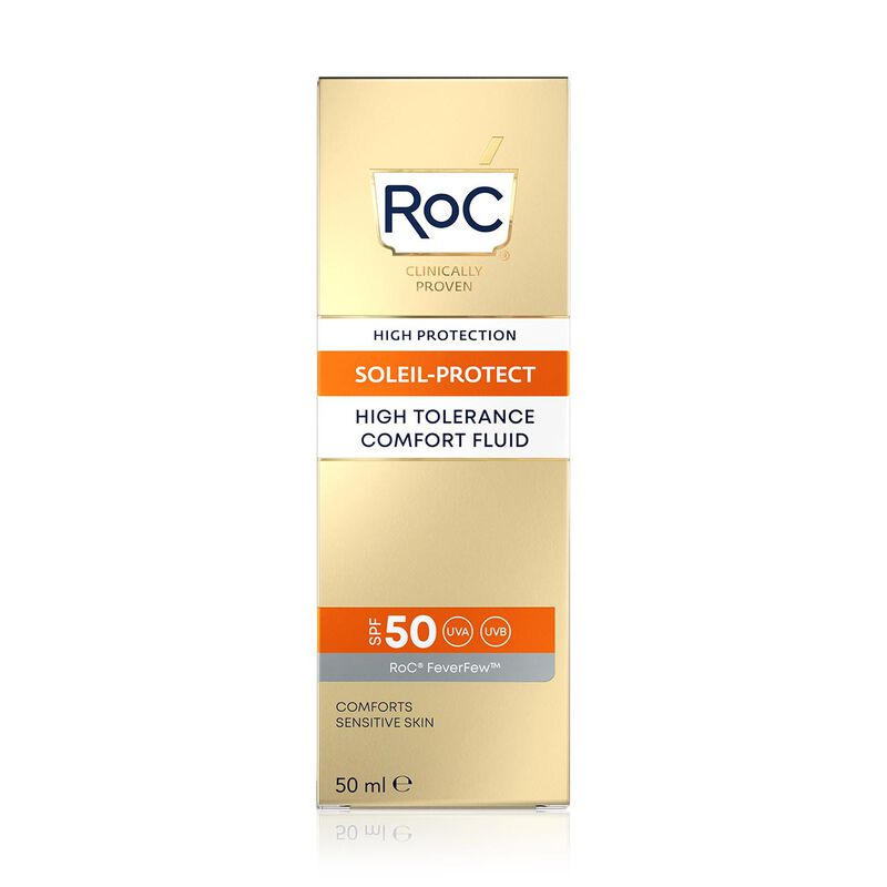 roc soleil protect high tolerance comfort fluid spf 50 50ml