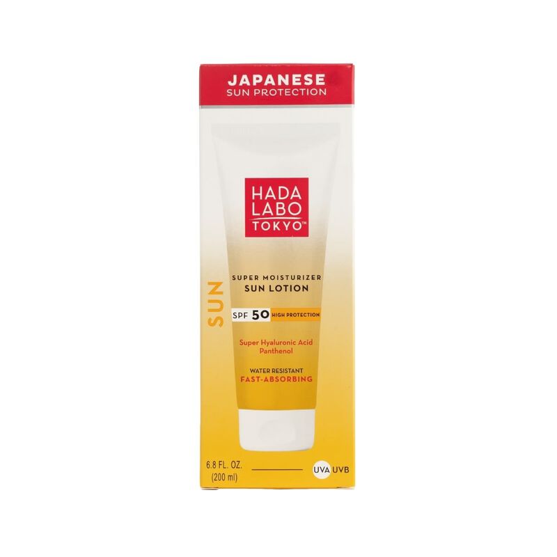 hada labo tokyo super moisturiser spf 50+ fast absorbing
