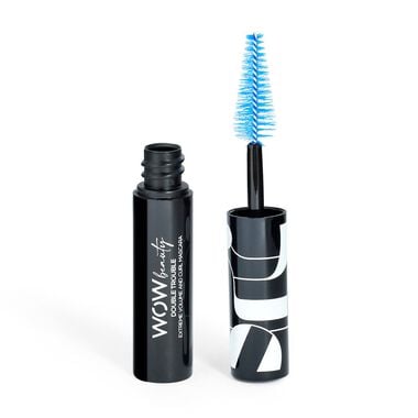 faces double trouble   extreme volume and curl mascara travel size