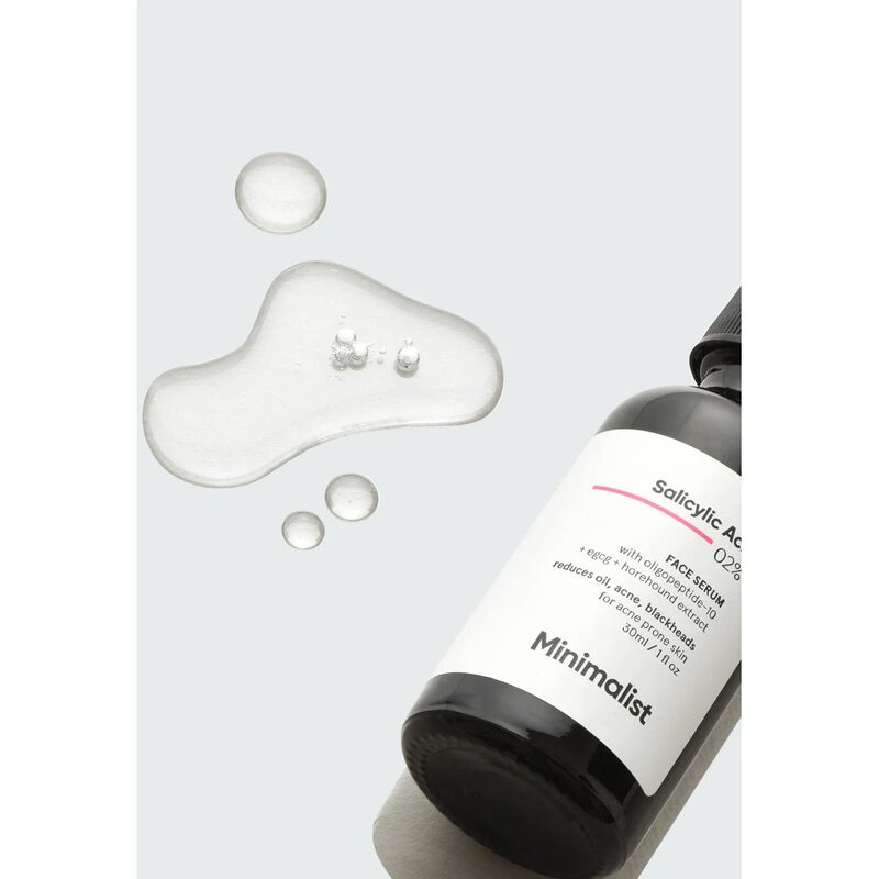 minimalist salicylic acid 2% face serum