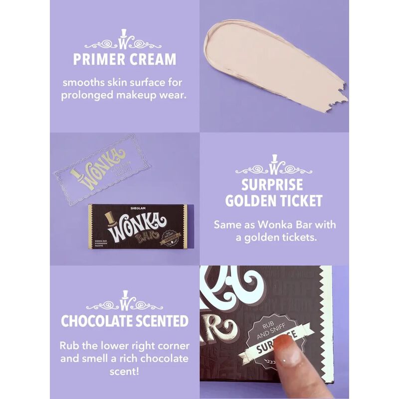 sheglam willy wonka bar