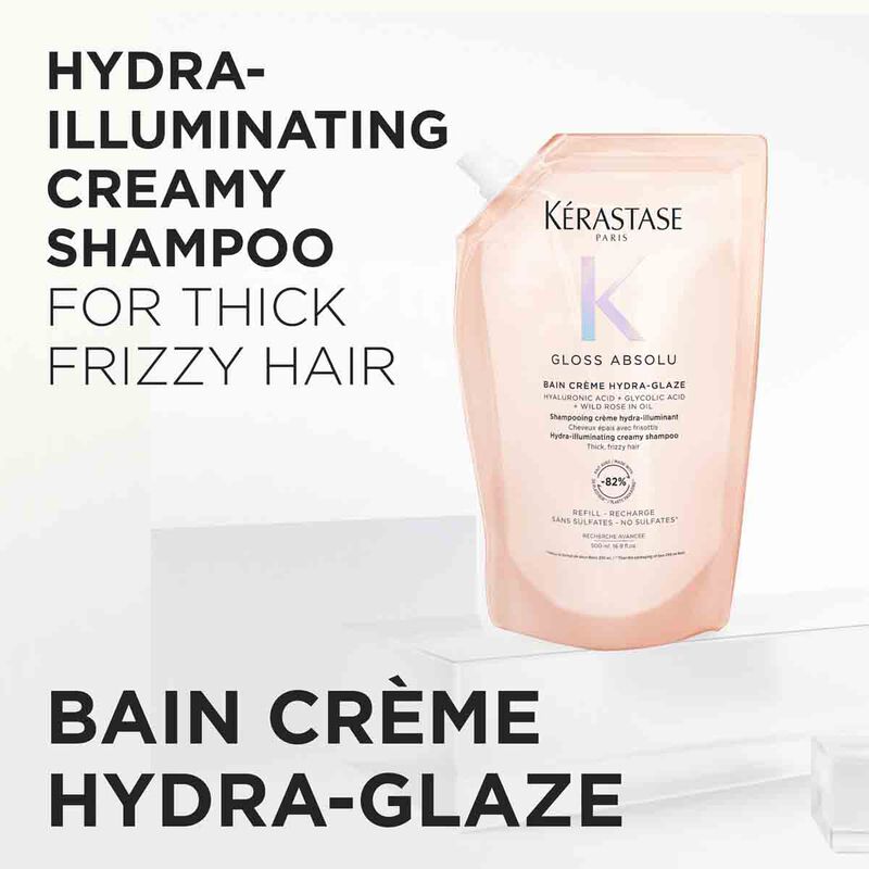 kerastase gloss absolu bain creme hydraglaze refill pouch