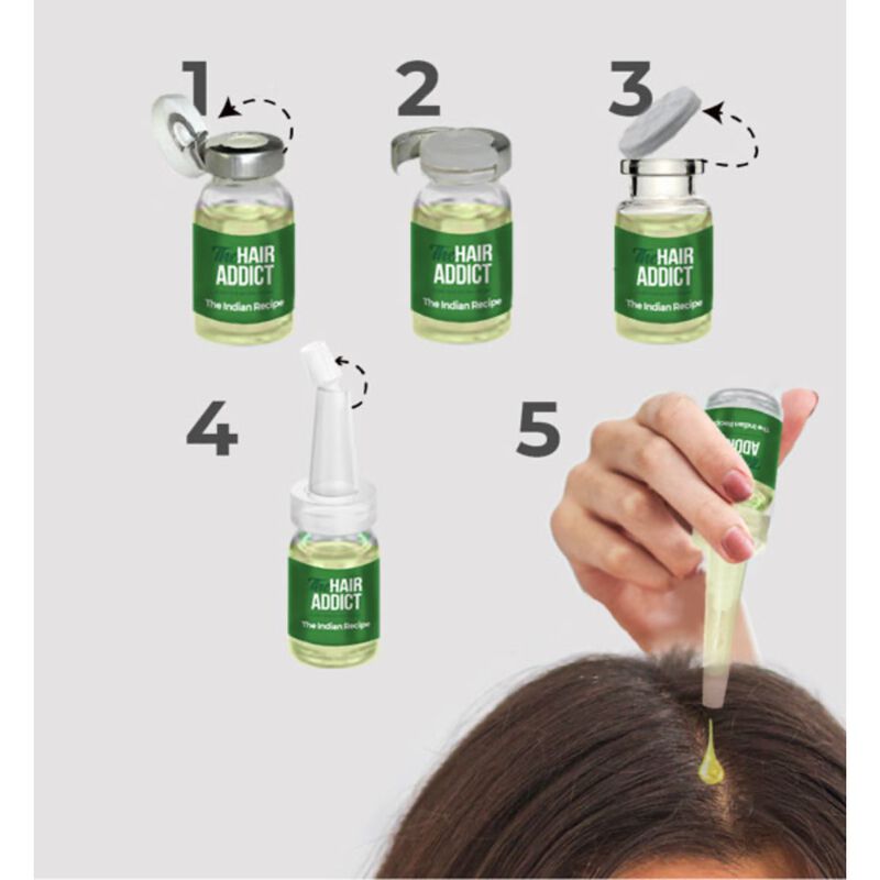 hair addict the indian recipe 24 vials