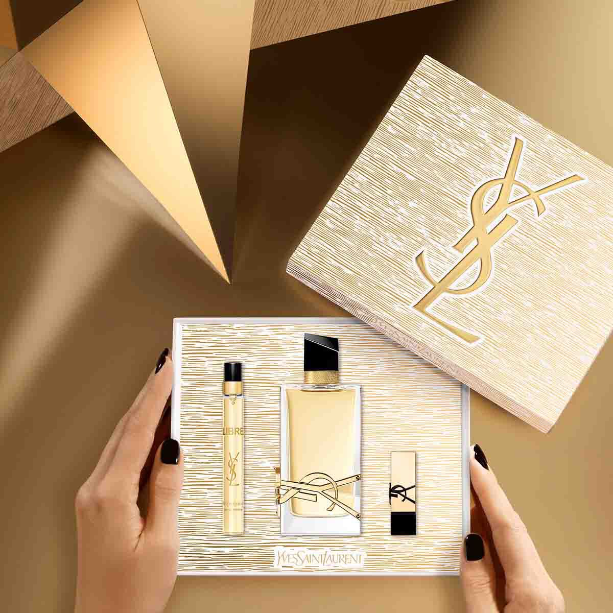 Yves Saint Laurent Libre EDP and Mini Rouge Pur Couture Nude Muse Set
