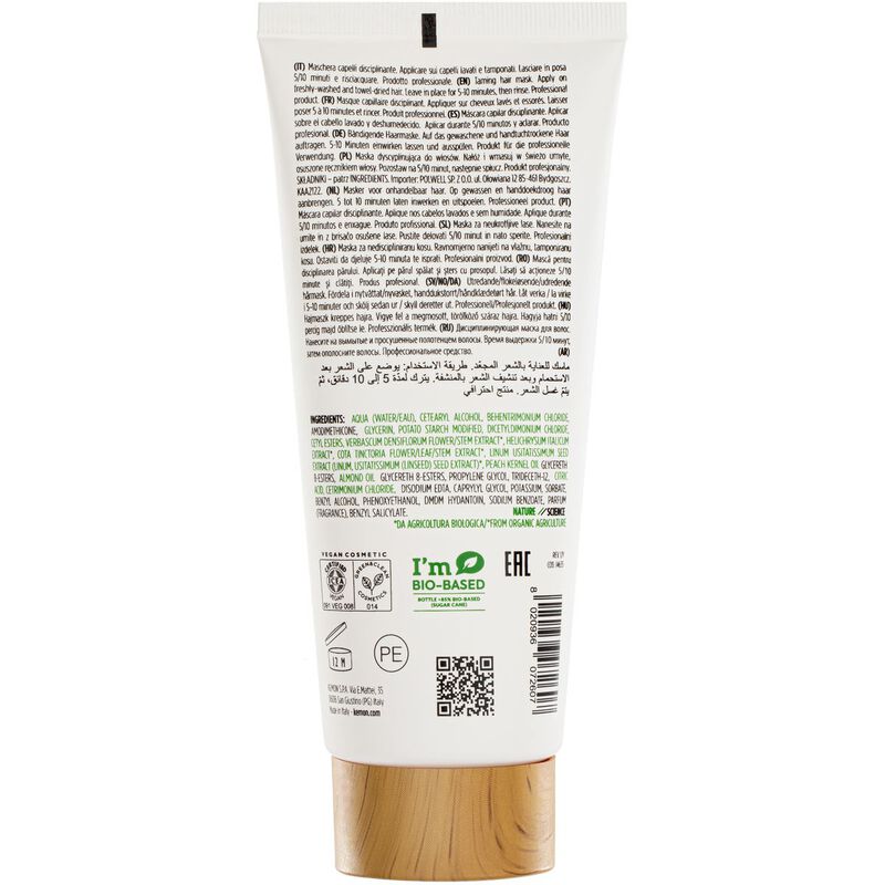 kemon actyva disciplina mask sn velian for frizzyand curly hair