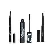 faces signature liner  liquid eyeliner  x curl revolution mascara x eye shadow sticks onyx   matte black