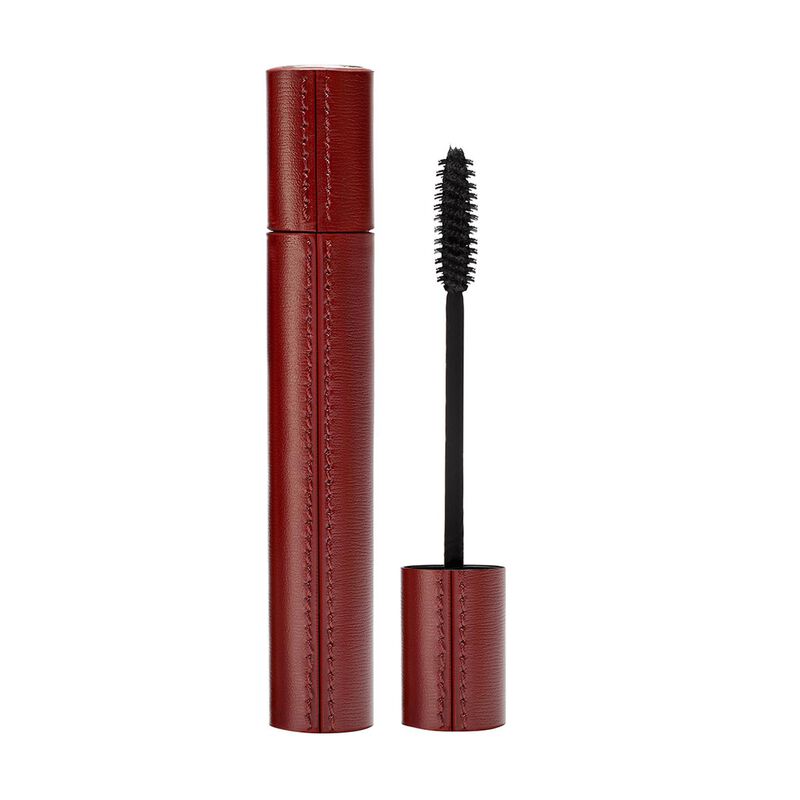 la bouche rouge, paris le serum noir mascara with chocolate fine leather sleeve