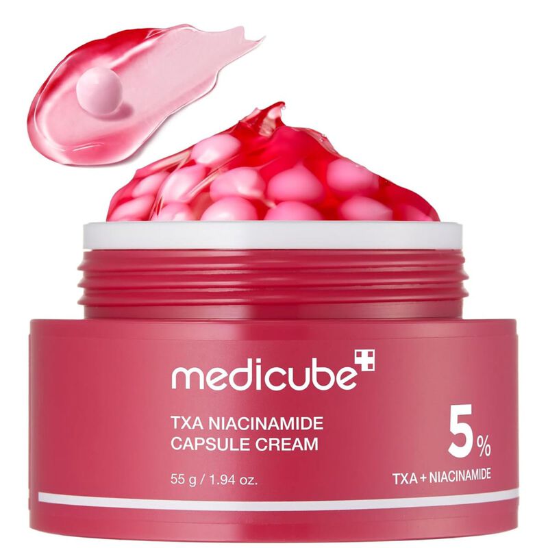 medicube كريم متطور بكبسولات النياسيناميد والترانكساميك لتفتيح البقع.