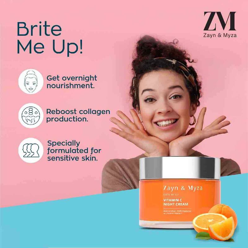 زين اند ميزا كريم فيتامين سي الليلي