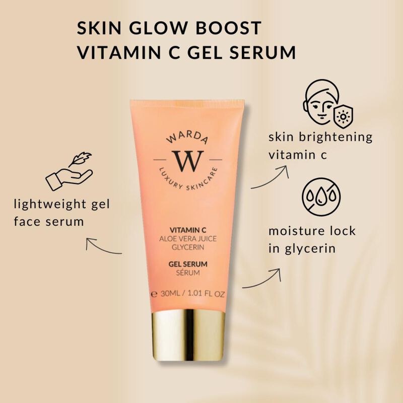 erthskin london skin glow boost vitamin c gel serum