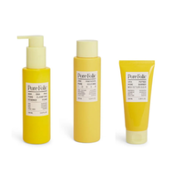 faces رغوة إيسنس لتنقية المسام 150 مل   تونر مهدئ للمسام بزنك بانثينول 155 مل   مرطب فيتا ببتيد لحاجز المسام 100 مل