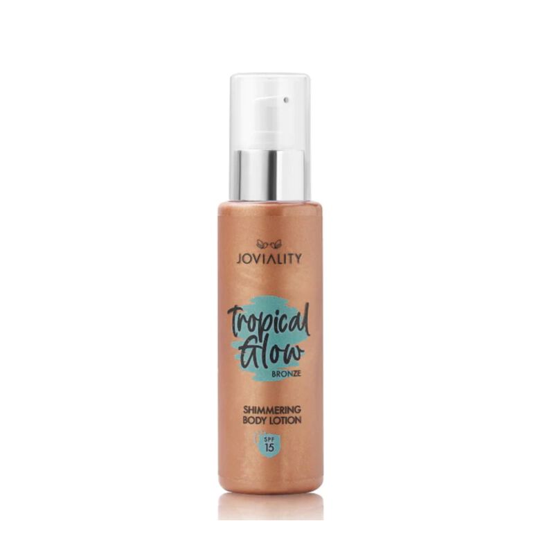 joviality tropical glow shimmering lotion spf15 bronze