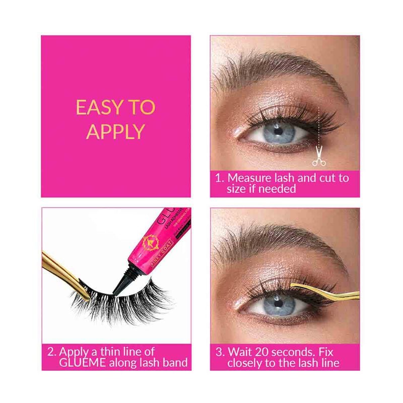 pinky goat lulu vegan faux mink lashes