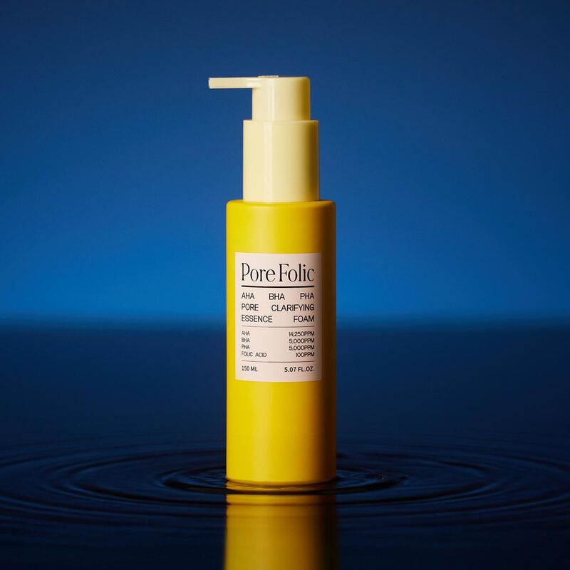 porefolic aha bha pha pore clarifying essence foam