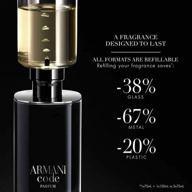 faces armani code parfum refill
