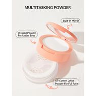 faces sheglam insta ready face   under eye setting powder duo translucent
