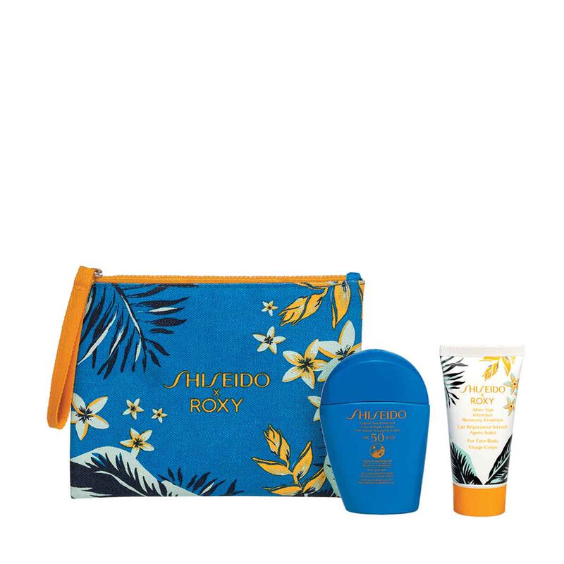 shiseido shiseido x roxy summer essentials set