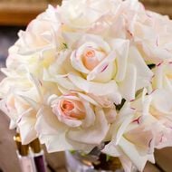 معطر جو باقات الورد الكبيرة بلش في صندوق وردي مع شارة ذهبية faces معطر جو باقات الورد الكبيرة بلش في صندوق وردي مع شارة ذهبية