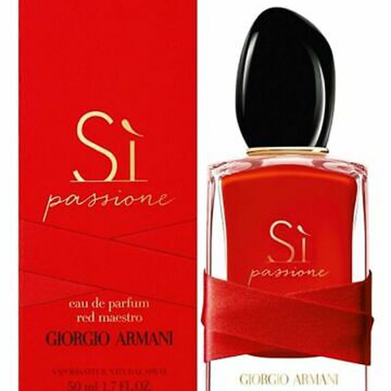 armani beauty si passione red maestro eau de parfum 50ml