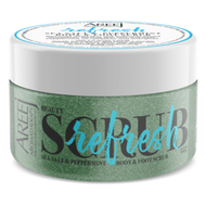 Face and body scrub with Peppermint oil faces face and body scrub with peppermint oil