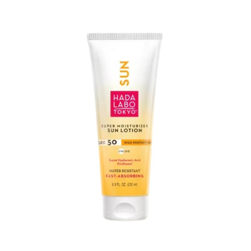 hada labo tokyo super moisturiser spf 50+ fast absorbing