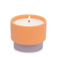 faces color block orange ceramic violet   vanilla candle