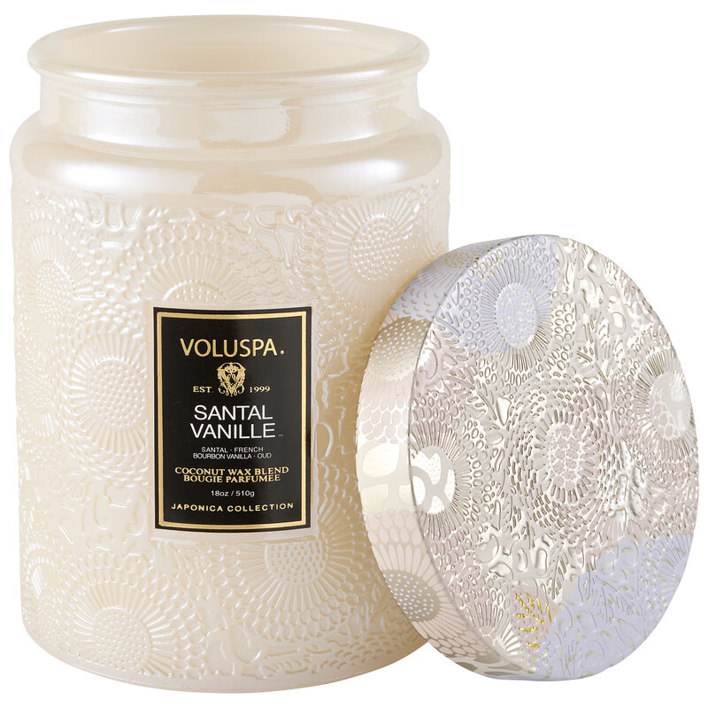 voluspa sanatal vanille large jar candle