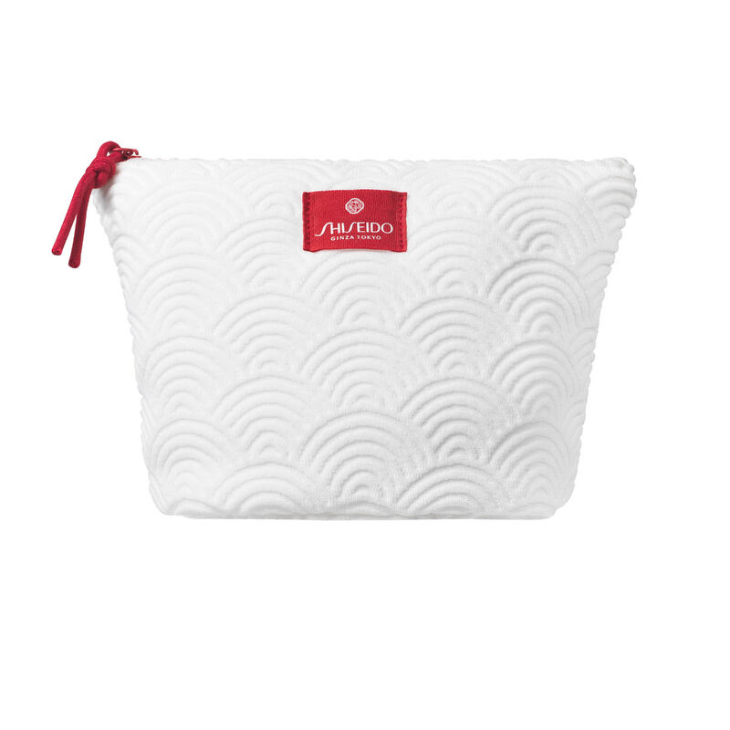 shiseido free shiseido skincare pouch