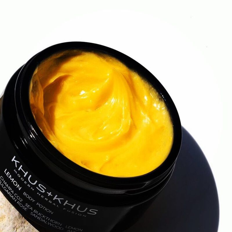 khus+khus lemon body potion