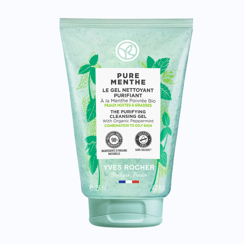 yves rocher pure menthe the purifying cleansing gel 125ml