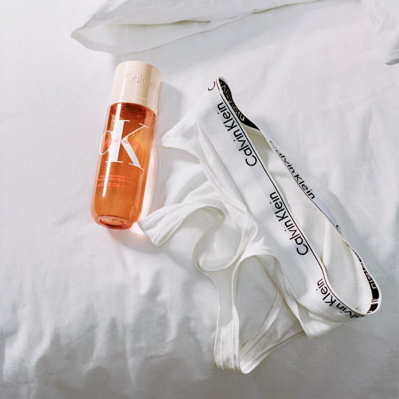 calvin klein sheer peach