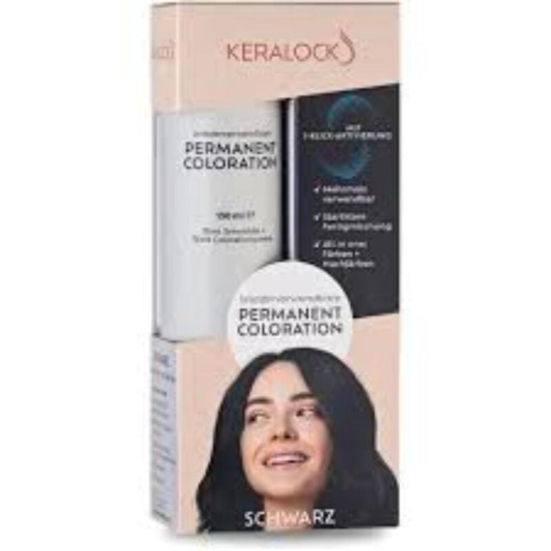 keralock keralock permanet hair color black 150ml