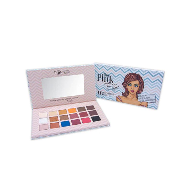 ذا بينك إليس لوحة ظلال العيون ، 18 لونًا