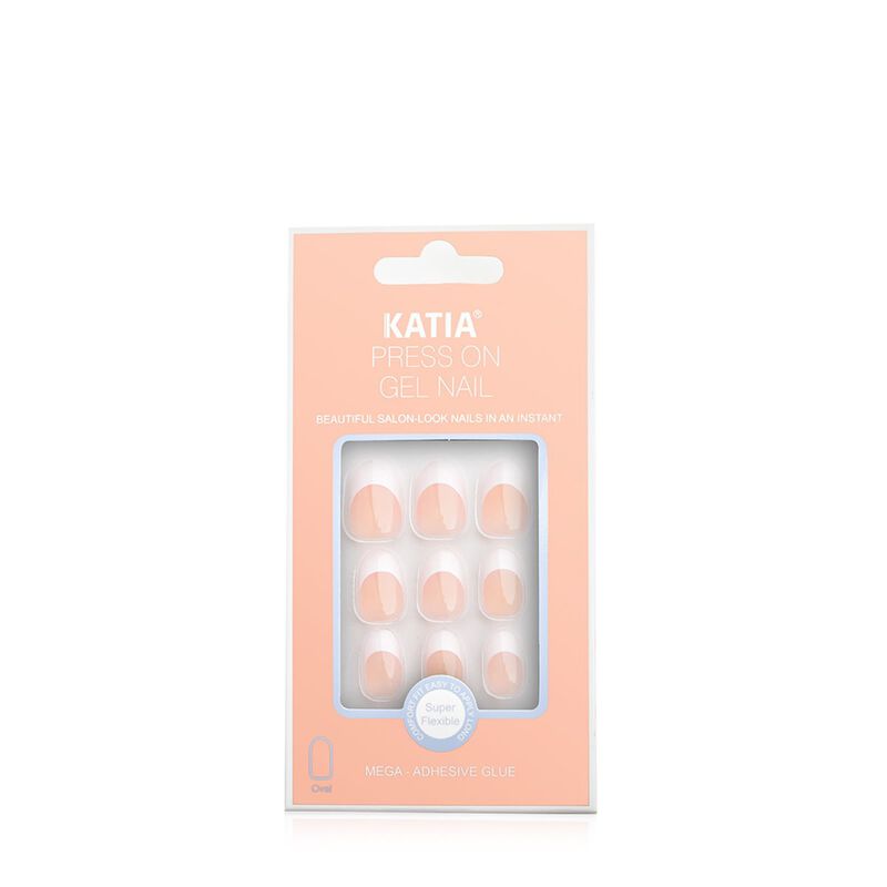 katia gorgeous press on nails oval