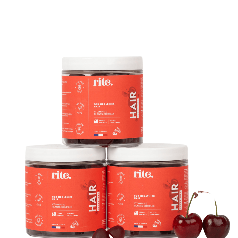 rite gift set hair sugarfree gummies