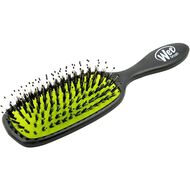 Shine Enhancer Hair Brush - Black Green faces shine enhancer hair brush black green