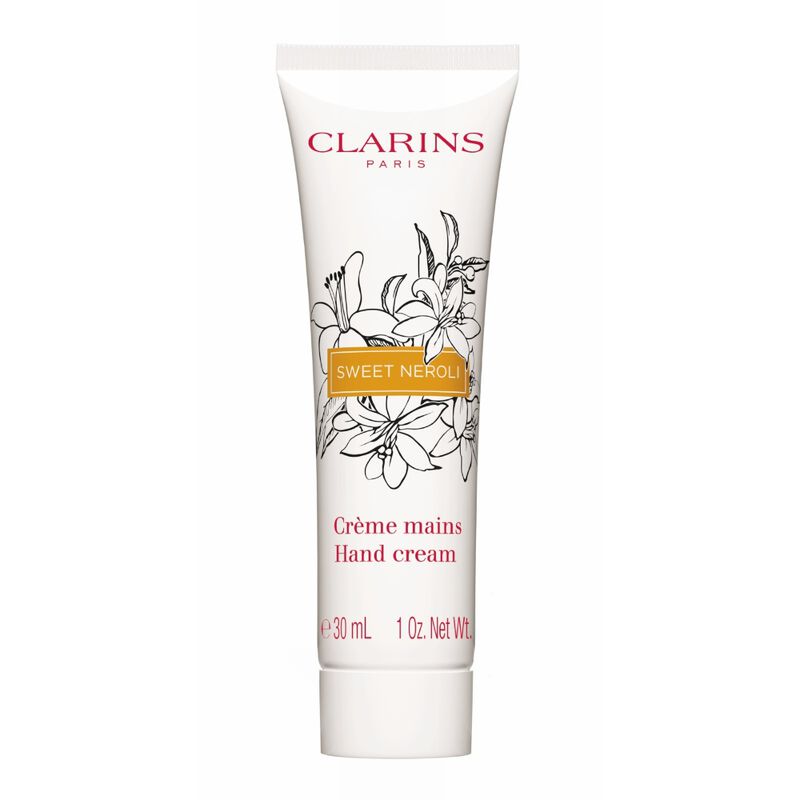 clarins sweet neroli hand and nail treatment cream 30ml