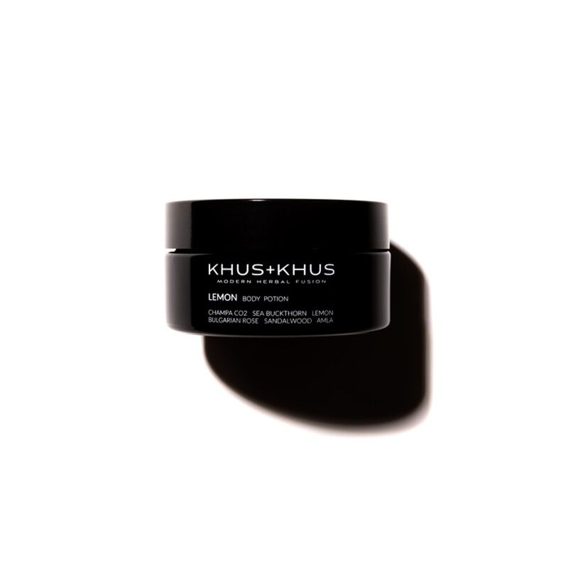 khus+khus lemon body potion