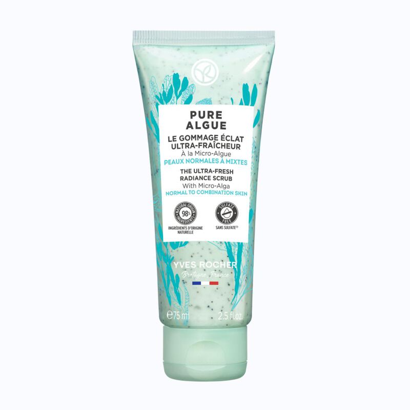 yves rocher مقشر منعش لنضارة البشرة – بيور الجي 75 مل