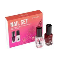 faces nail set   nail and top coat