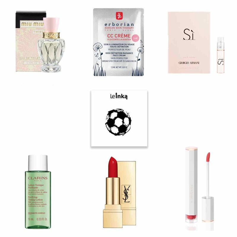 faces مجانًا سبعة منتجات مصغرة