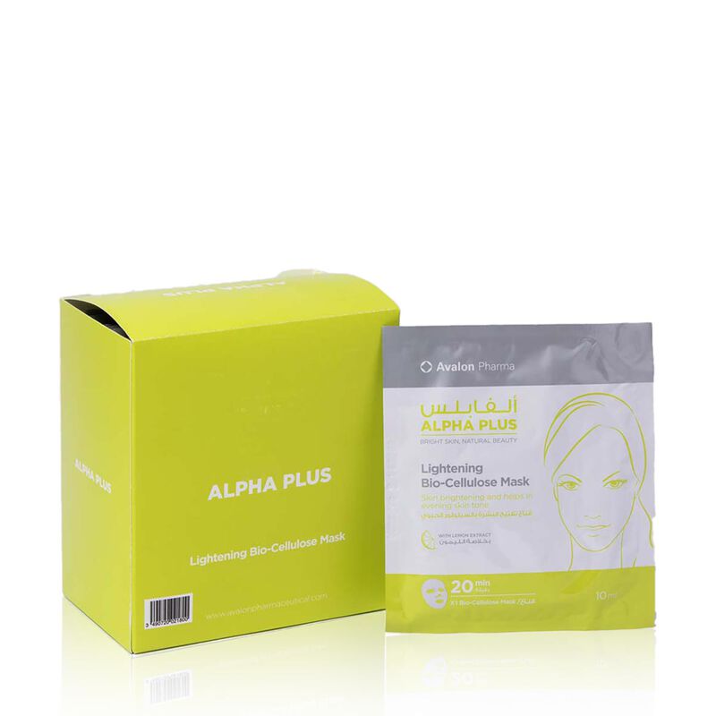 ألفا بلس قناع تفتيح البشرة بالسيلولوز الحيوي