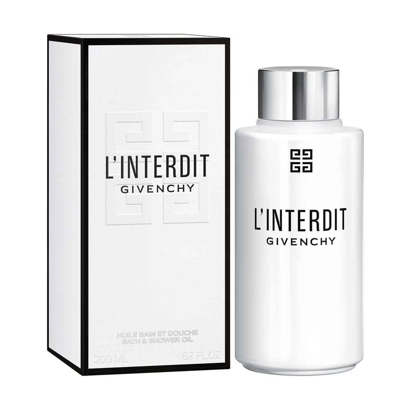 givenchy l'interdit shower oil 200ml