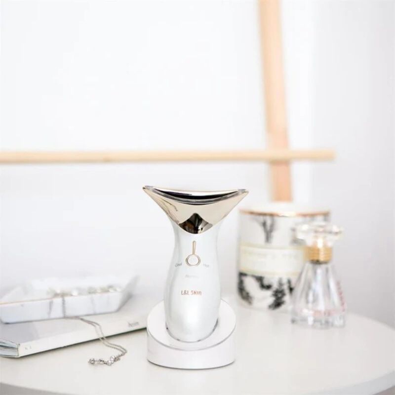 l&l skin mami hot cold face lifting device led therapy for face
